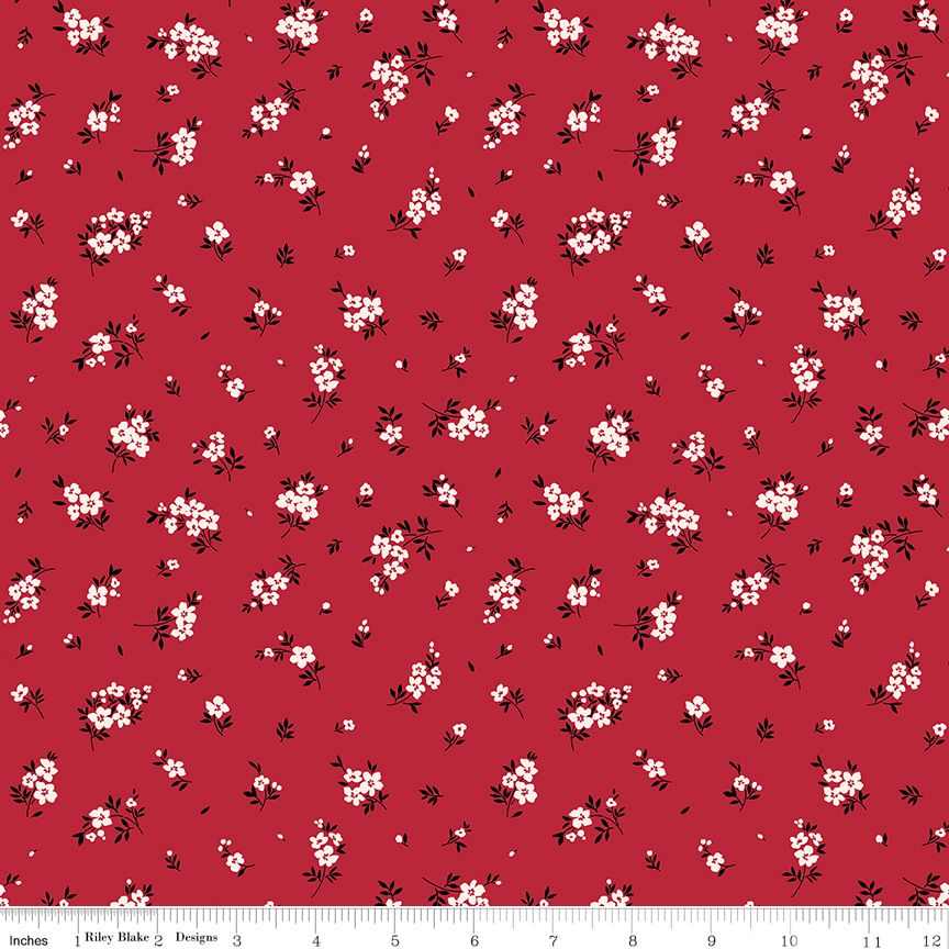 Little Ladybug Mini Flowers Red