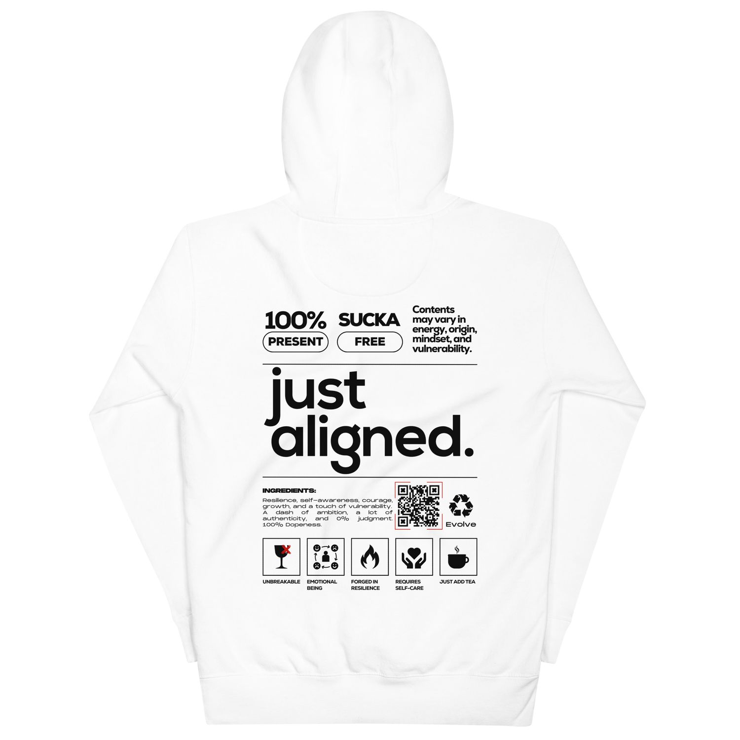 THE LABEL WHT | UNISEX HOODIE