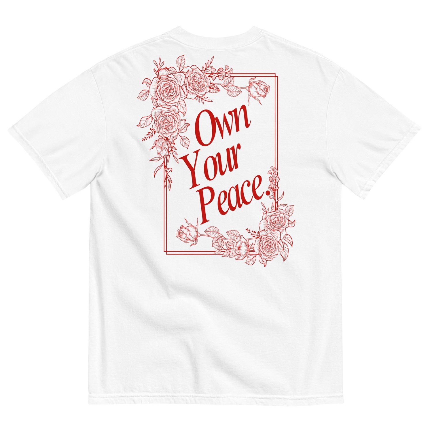 Own Your Peace | Unisex heavyweight t-shirt