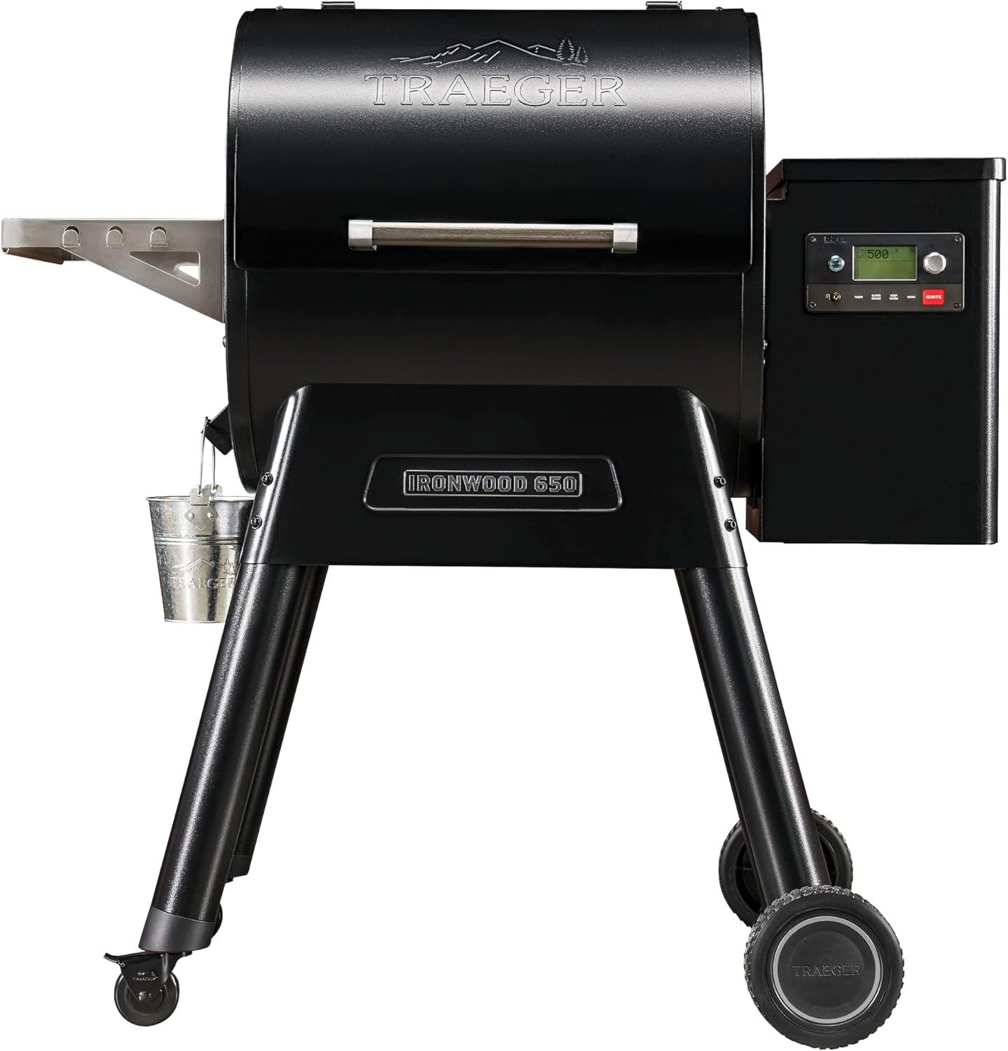Traeger Grills Ironwood 650 Electric Wood Pellet Grill and Smoker Black