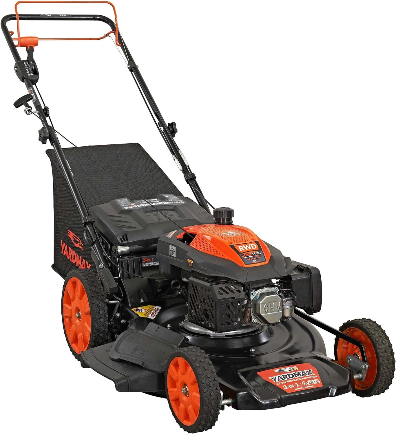 YARDMAX 22 in. 201cc Select PACE 6 Speed CVT