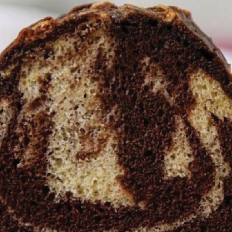 Plateau de Gâteaux Quatre-Quarts Marbré Chocolat