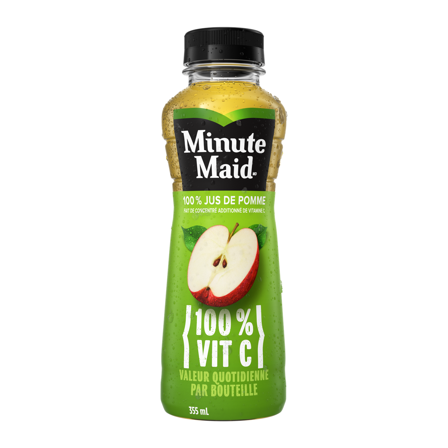 Bouteille de jus de pomme