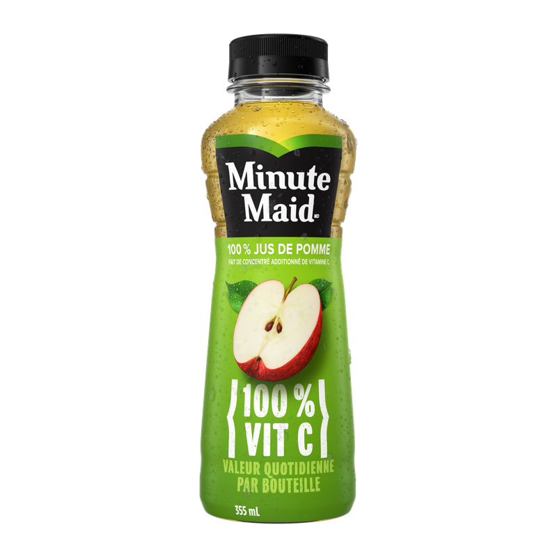 Bouteille de jus de pomme