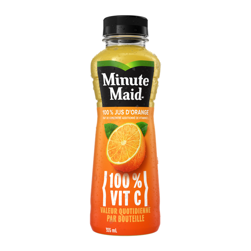 Bouteille de jus d'orange