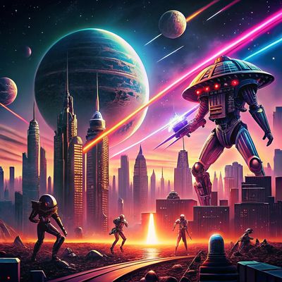 80&#39;s Throwback Sci-Fi Hoodie 2