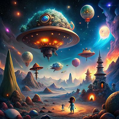 Kids Space Hoody