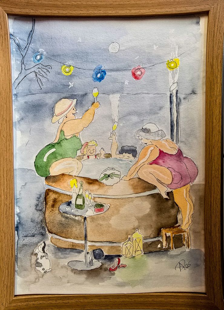 Maleri, Anne-Mette, Spabadet