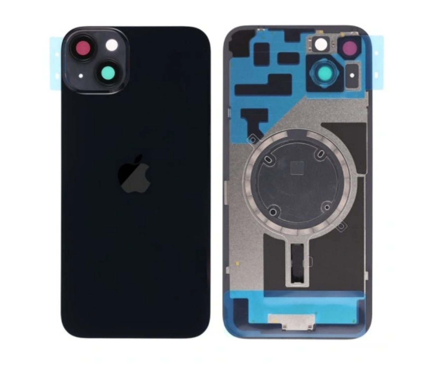Klapka tylna +Magnesy+Szkiełka+Mocowania iPhone 14  Plus Kolor czarny