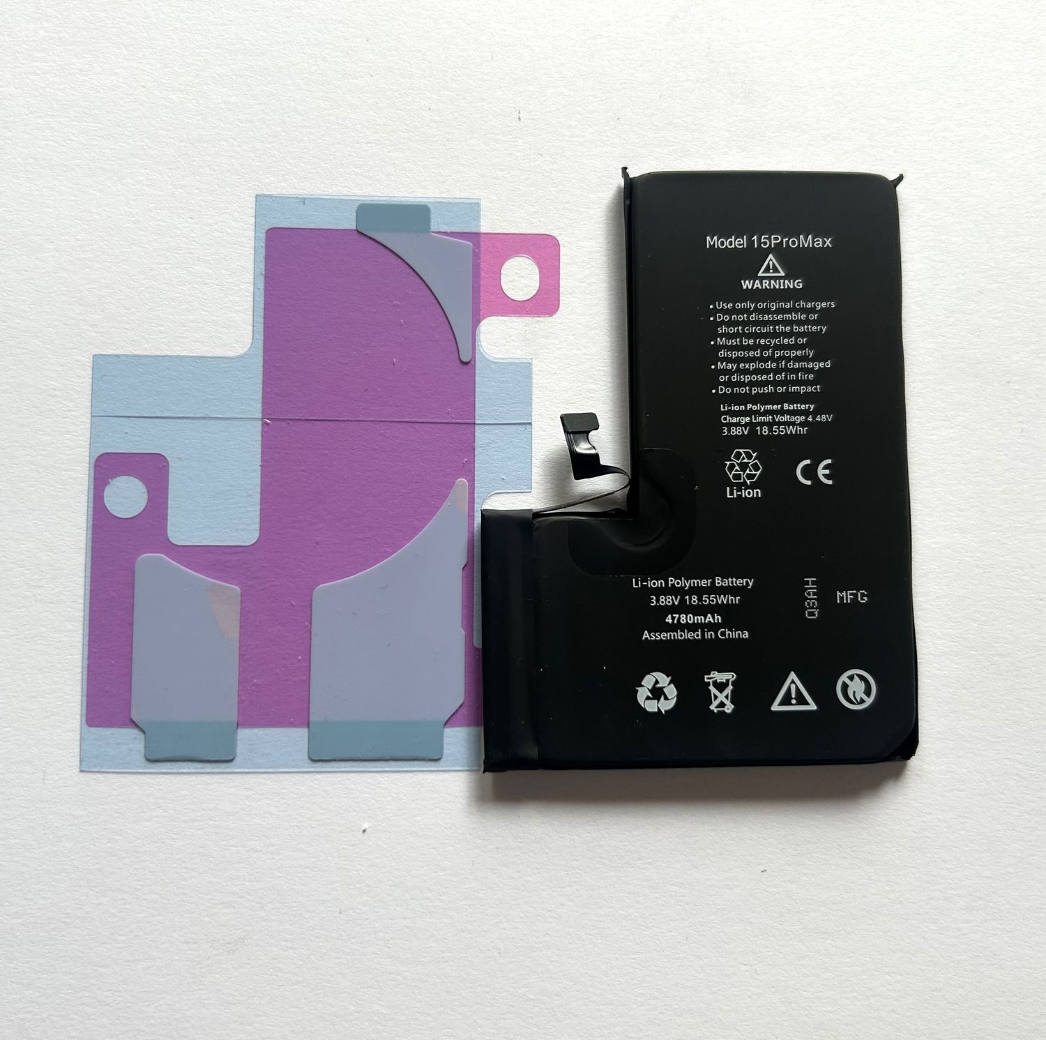 Bateria Diagnostic iPhone 15 Pro Max 4780mAh Większa Pojemność BEZ KOMUNIKATU