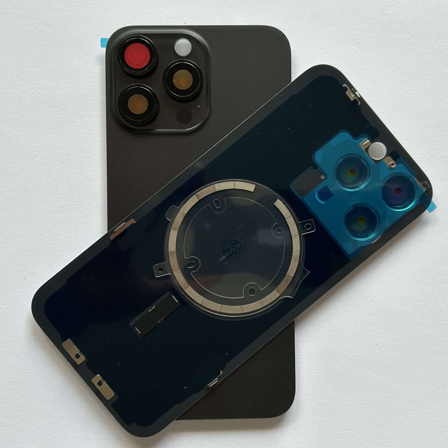 Tylna klapka  iPhone 15 Pro Max  Czarna +Magnesy+Szkiełka Jakość PREMIUM Jedna-Część !
