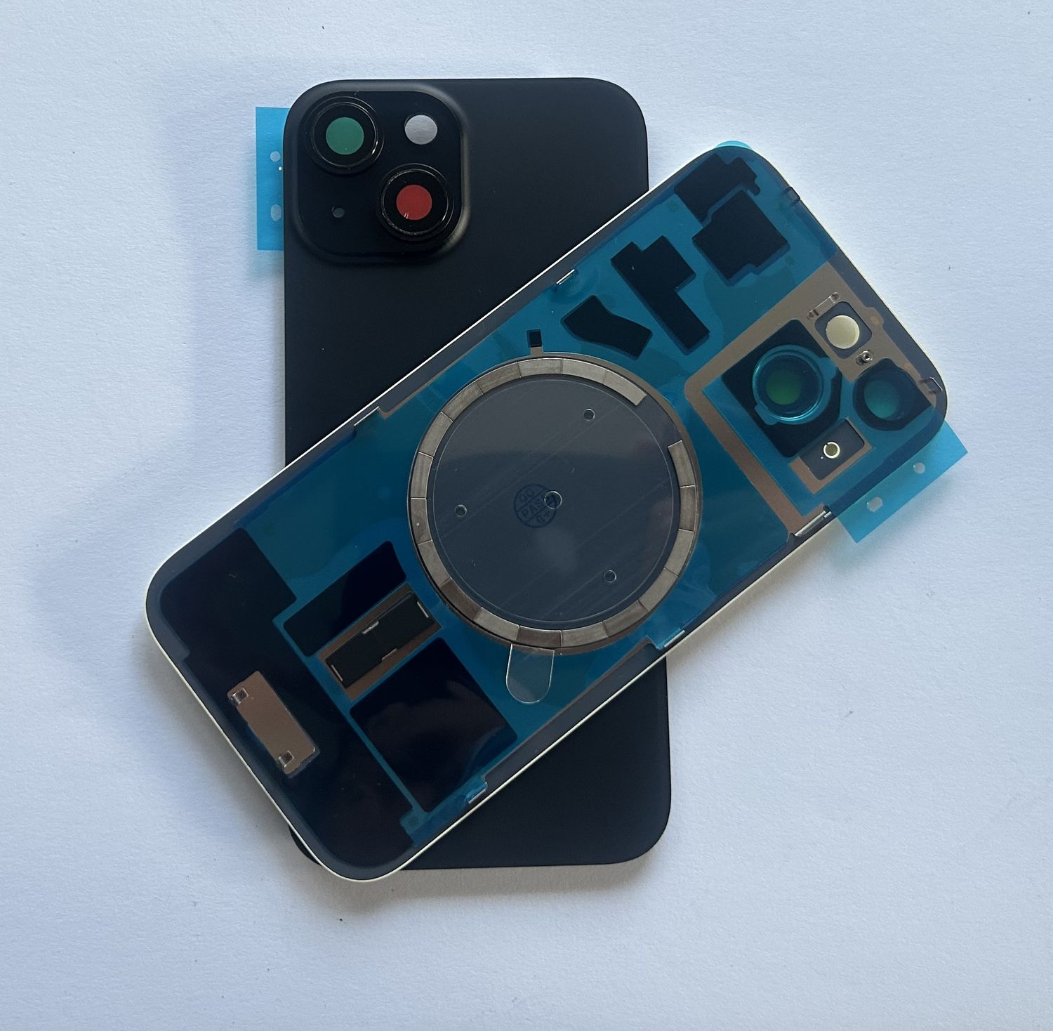 Tylna klapka  iPhone 15 Czarna Black +Magnesy+Szkiełka Jakość PREMIUM Jedna-Część !