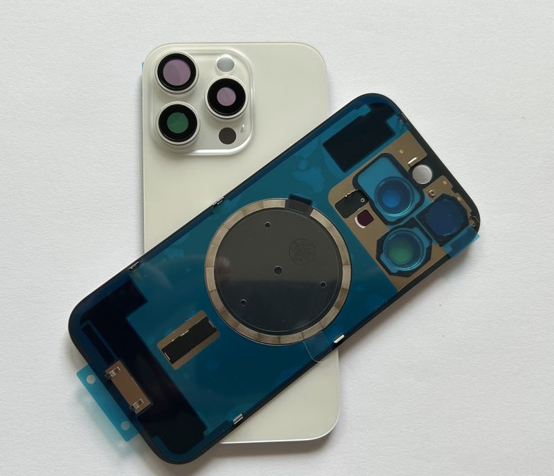 Tylna klapka  iPhone 16 Pro Biały White +Magnesy+Szkiełka Jakość PREMIUM Jedna-Część !
