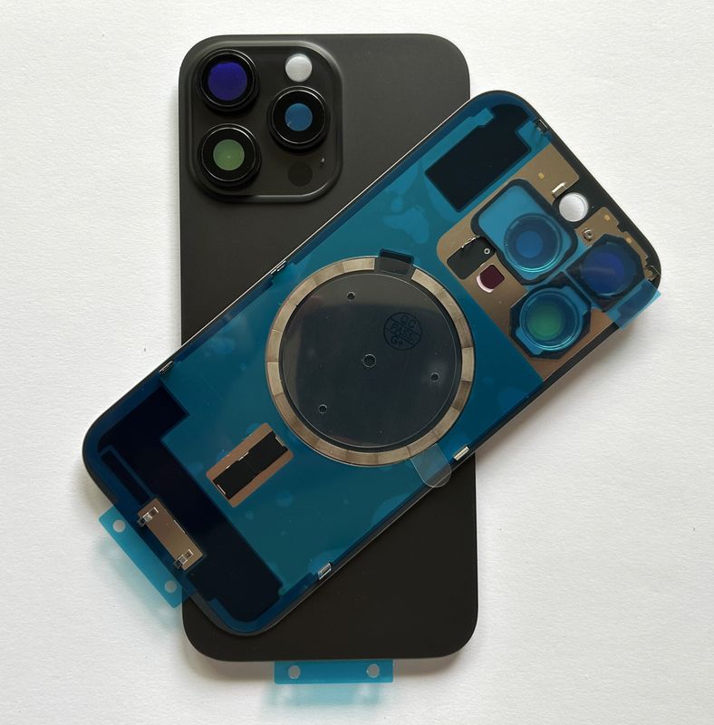 Tylna klapka  iPhone 16 Pro  Czarna Black +Magnesy+Szkiełka Jakość PREMIUM Jedna-Część !