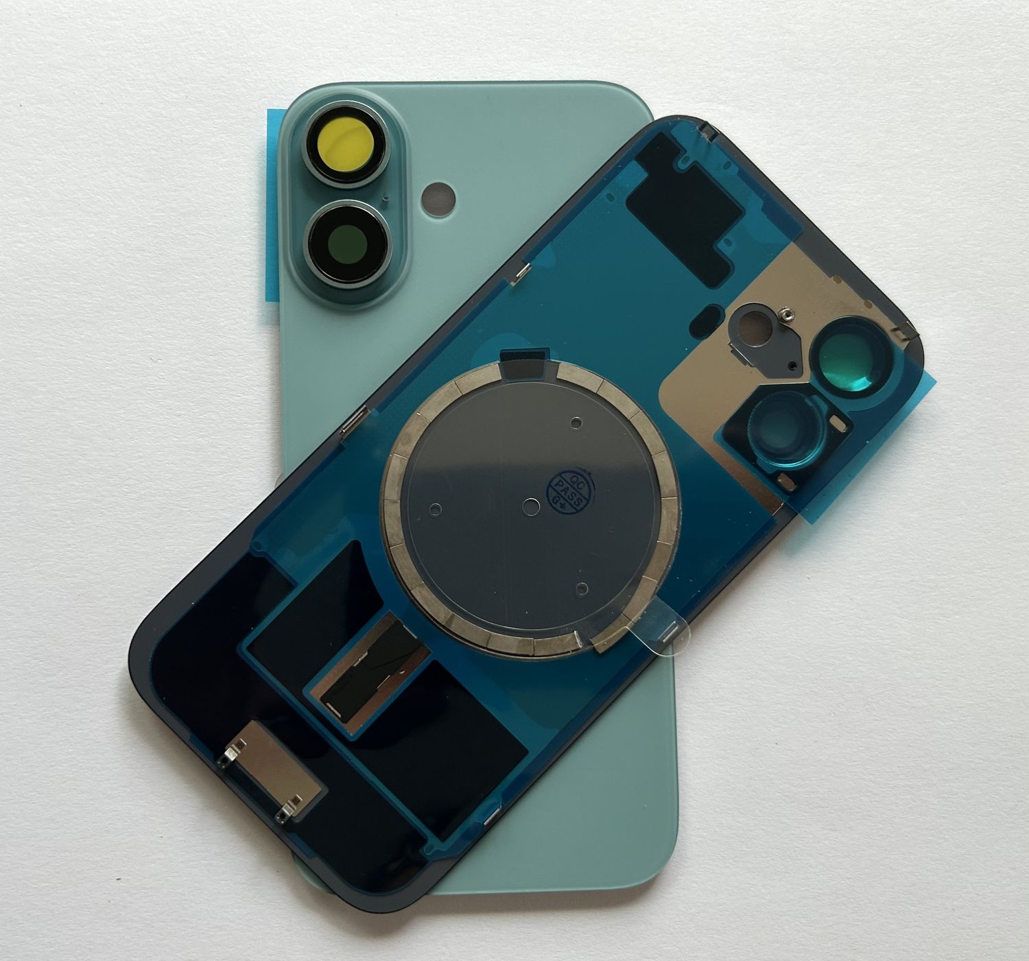 Tylna klapka  iPhone 16 Plus Zielony  Teal +Magnesy+Szkiełka Jakość PREMIUM Jedna-Część !