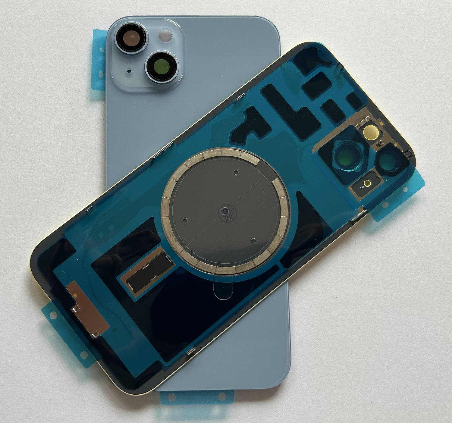 Tylna klapka  iPhone 14 Plus Blue Niebieska +Magnesy+Szkiełka Jakość PREMIUM Jedna-Część !