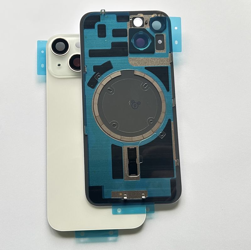 Tylna klapka  iPhone 14  Biała White +Magnesy+Szkiełka