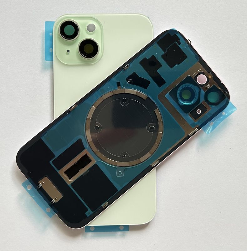 Tylna klapka  iPhone 15 Plus Zielony Green +Magnesy+Szkiełka
