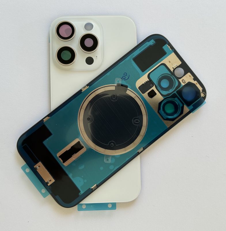 Tylna klapka  iPhone 16 Pro Max  Biała White +Magnesy+Szkiełka