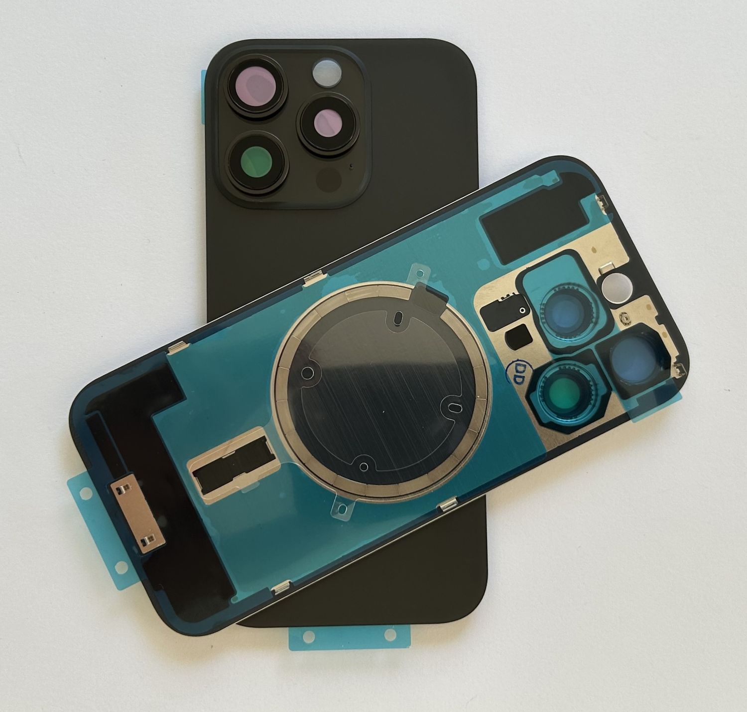 Tylna klapka  iPhone 16 Pro Max Black Czarna +Magnesy+Szkiełka