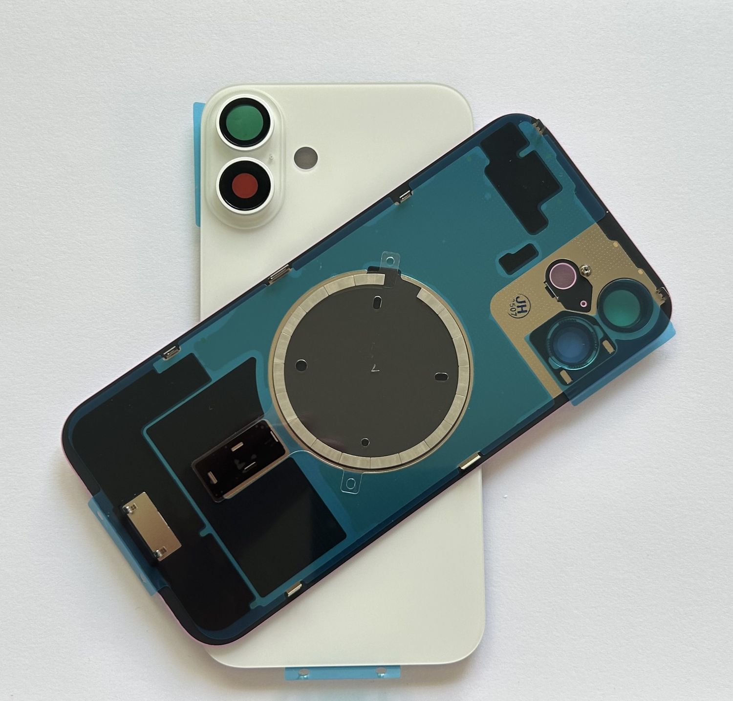 Tylna klapka  iPhone 16 Plus  Biała White +Magnesy+Szkiełka