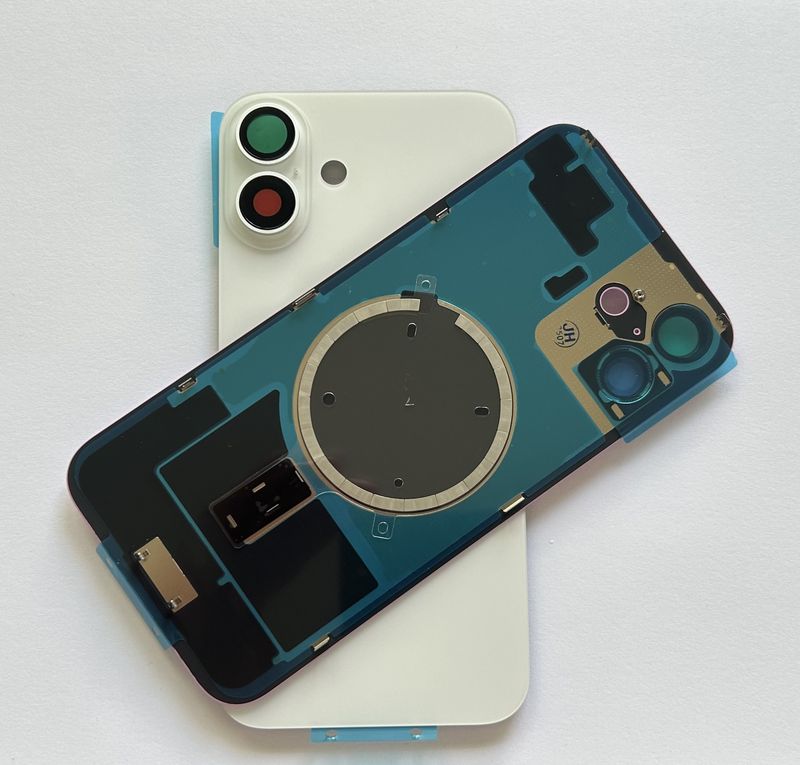 Tylna klapka  iPhone 16 Plus  Biała White +Magnesy+Szkiełka