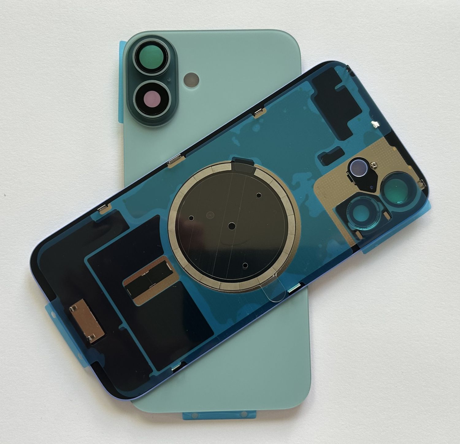 Tylna klapka  iPhone 16 Plus Zielona Green +Magnesy+Szkiełka