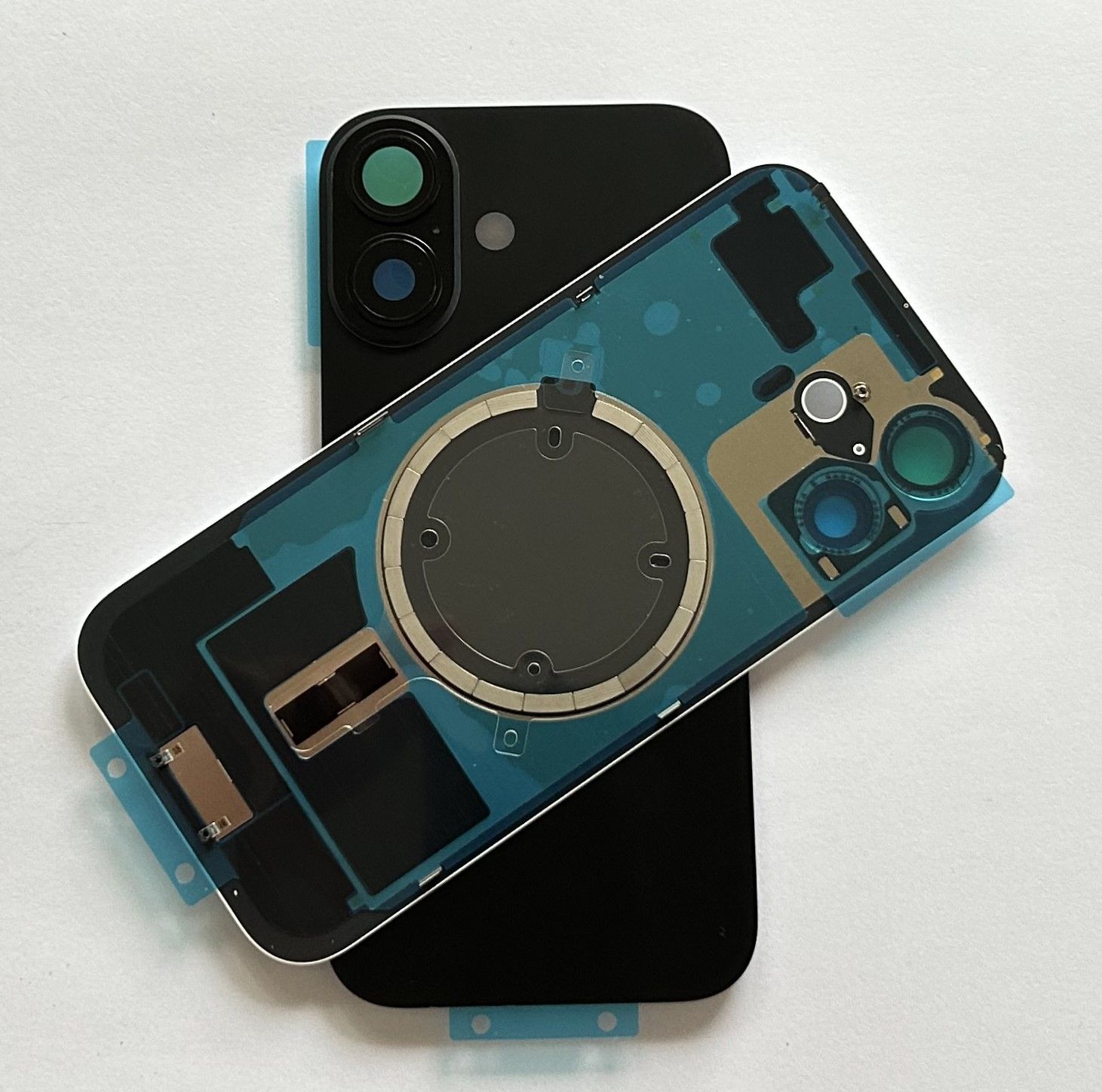 Tylna klapka  iPhone 17 Czarna Black +Magnesy+Szkiełka