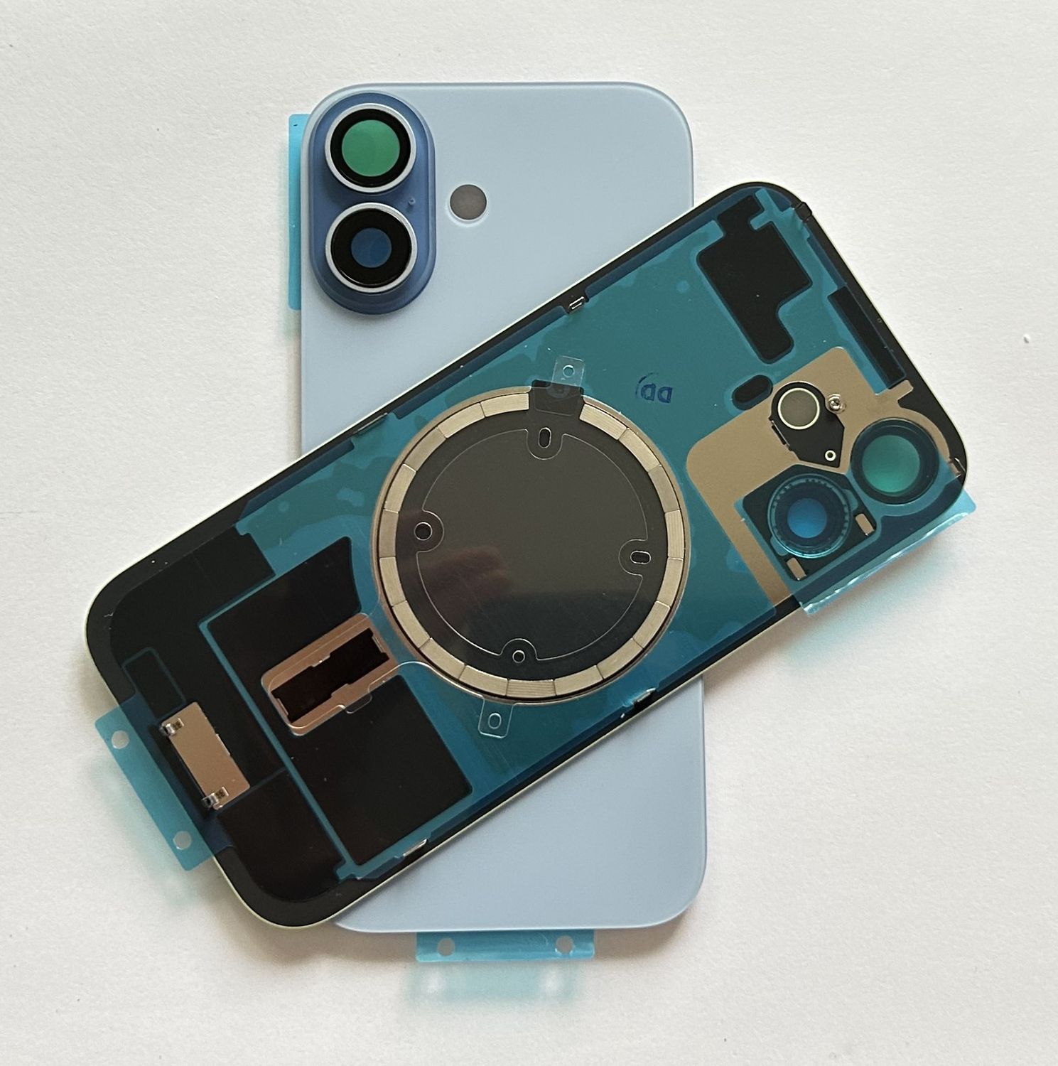 Tylna klapka  iPhone 17 Niebieska Blue +Magnesy+Szkiełka