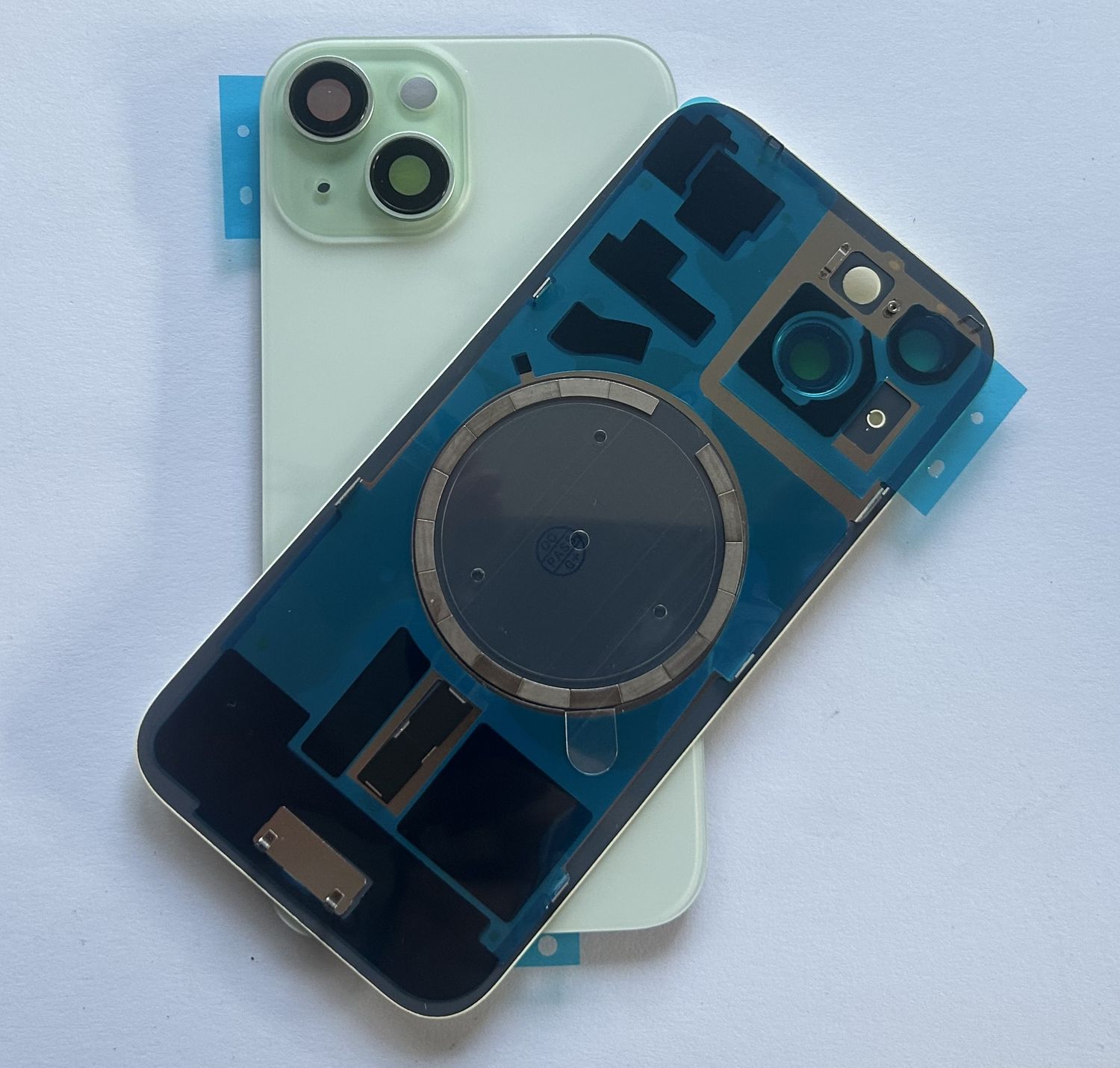 Tylna klapka  iPhone 15 Plus Green/Zielona +Magnesy+Szkiełka Jakość PREMIUM Jedna-Część !