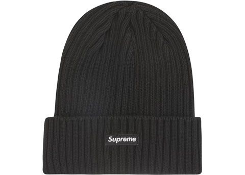 Supreme Overdyed Beanie Black