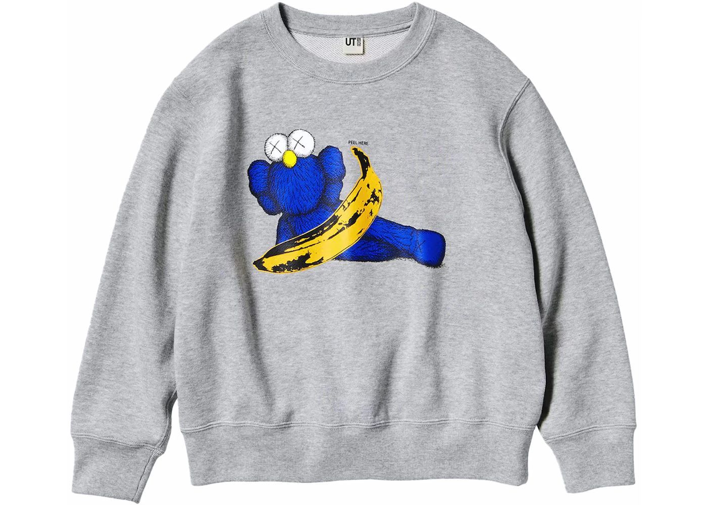 Kaws x Uniqlo x Andy Warhol Banana Crewneck