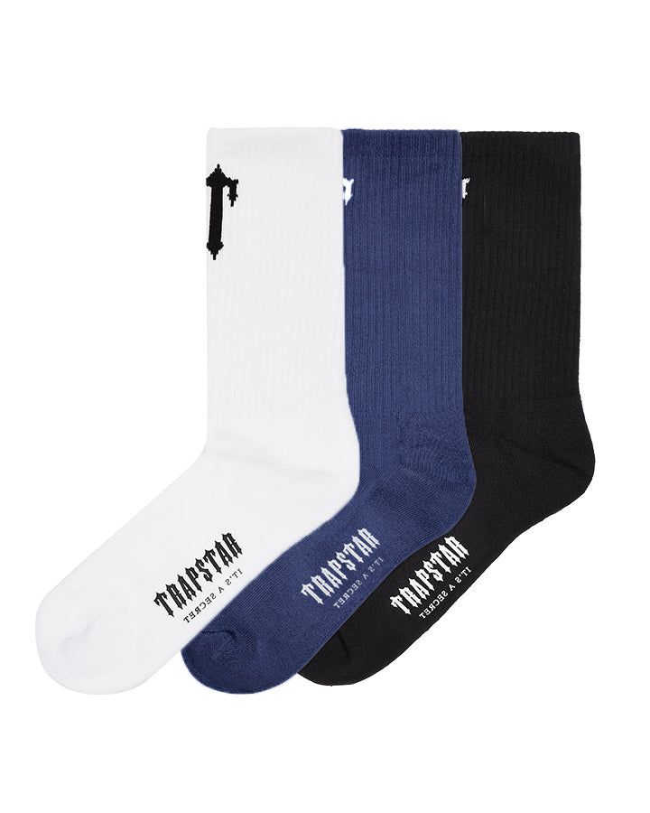 Skarpetki Trapstar Irongate T Czarne/ Navy/Białe