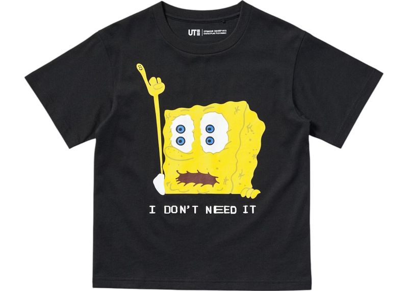 Uniqlo x CPFM Spongebob Squarepants UT graphic tee black