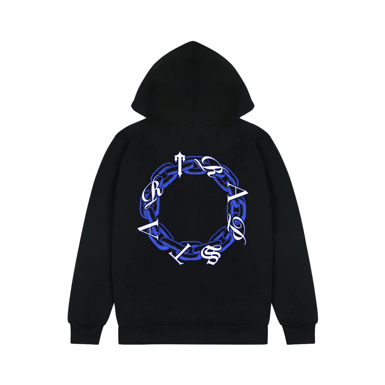 Trapstar Chain Script Hoodie - Black/Ice
