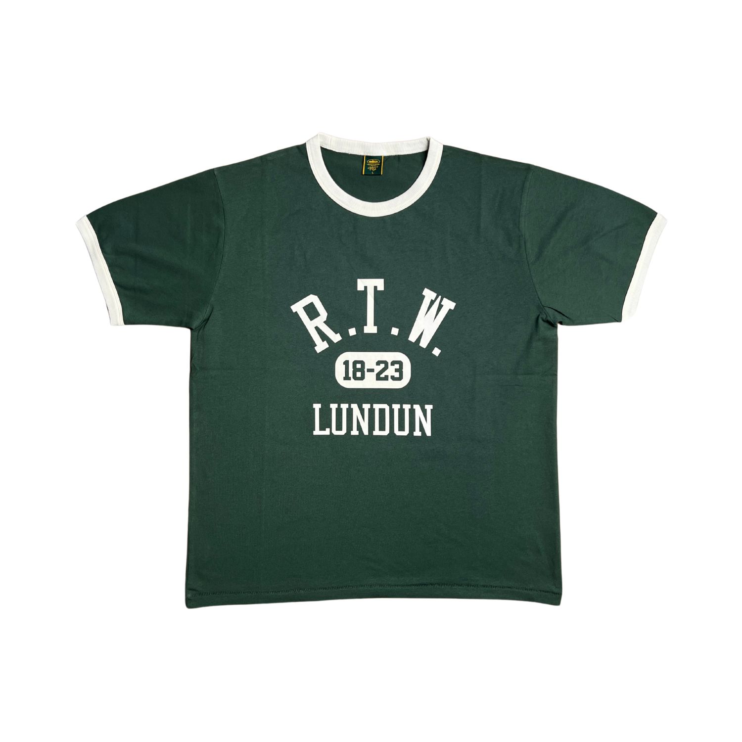 Corteiz College Ringer T-Shirt Forest Green
