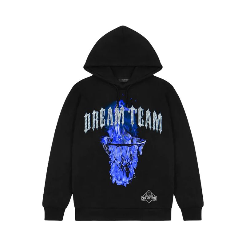 Trapstar Dream Team Hoodie - Black/Blue