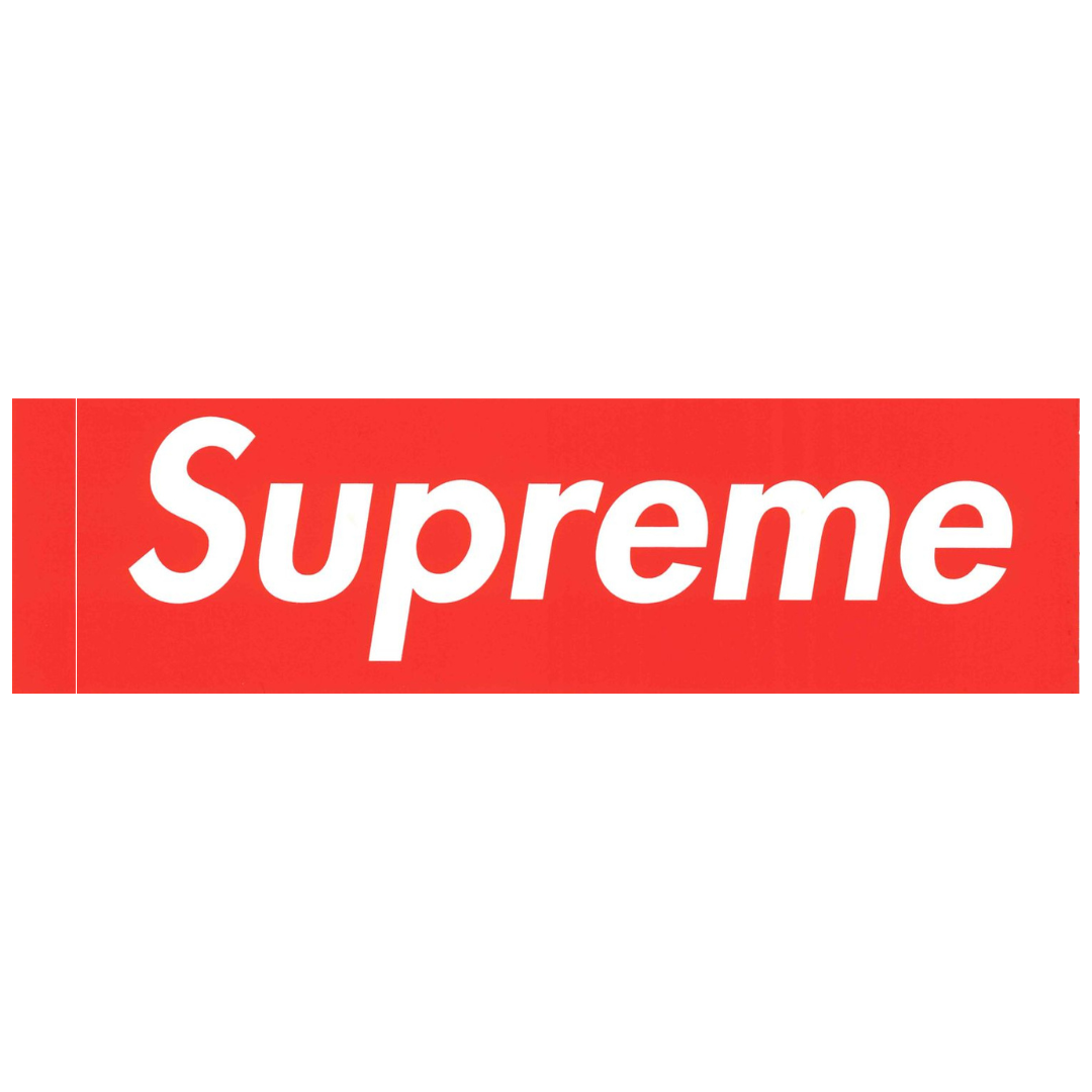 Naklejka Supreme Red Bogo