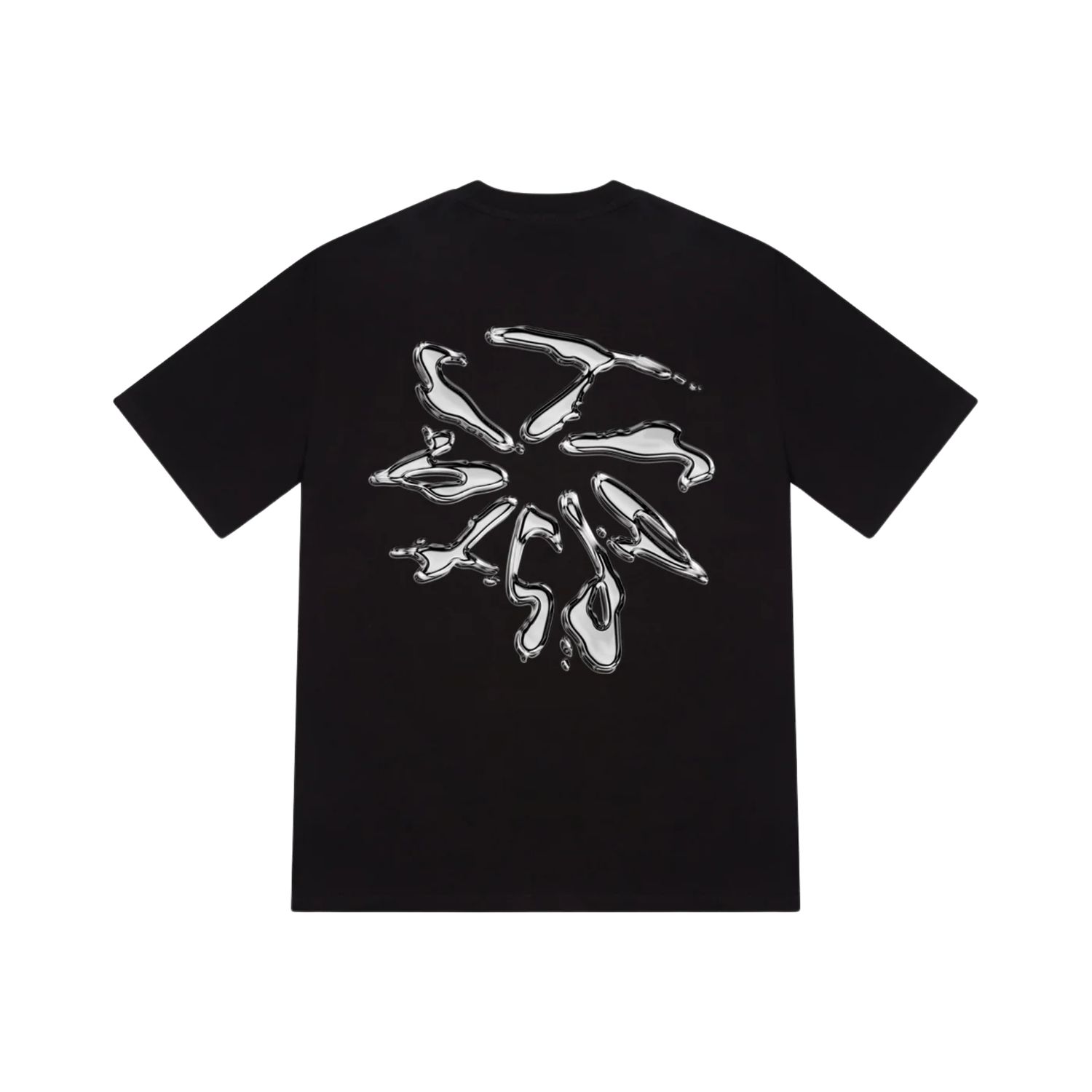 Trapstar Liquid Chrome Tee - Black