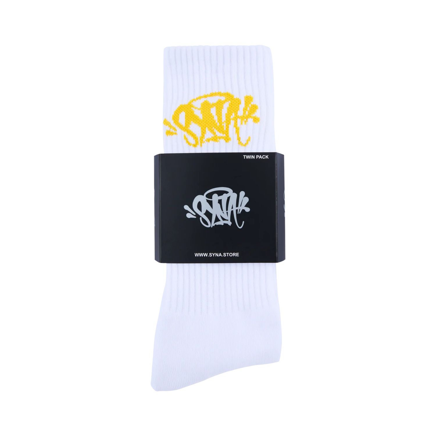Skarpetki SynaWorld - White/Yellow 2pack