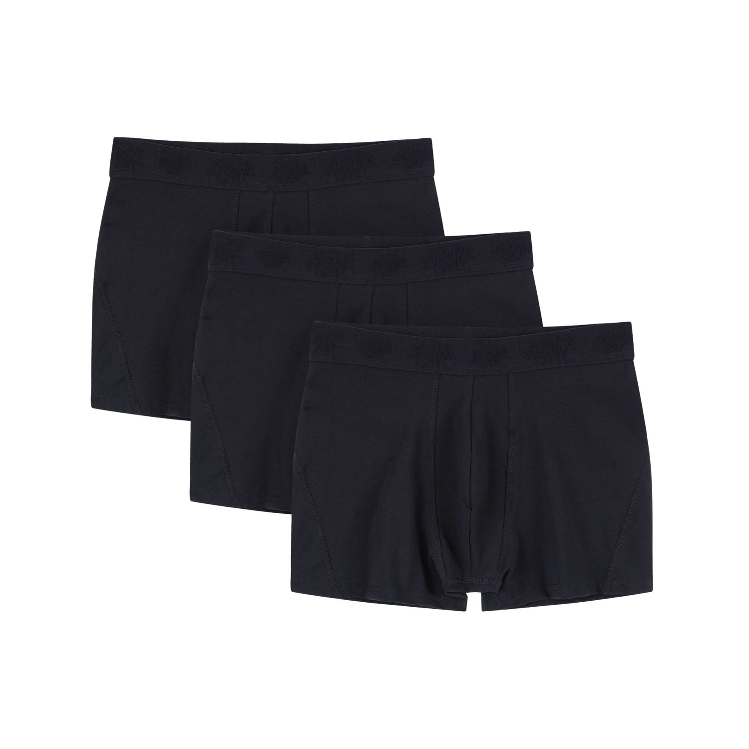 Bokserki SynaWorld Black/Black 3pack