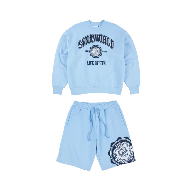 SynaWorld College Crew Short set (Sweat+Short)