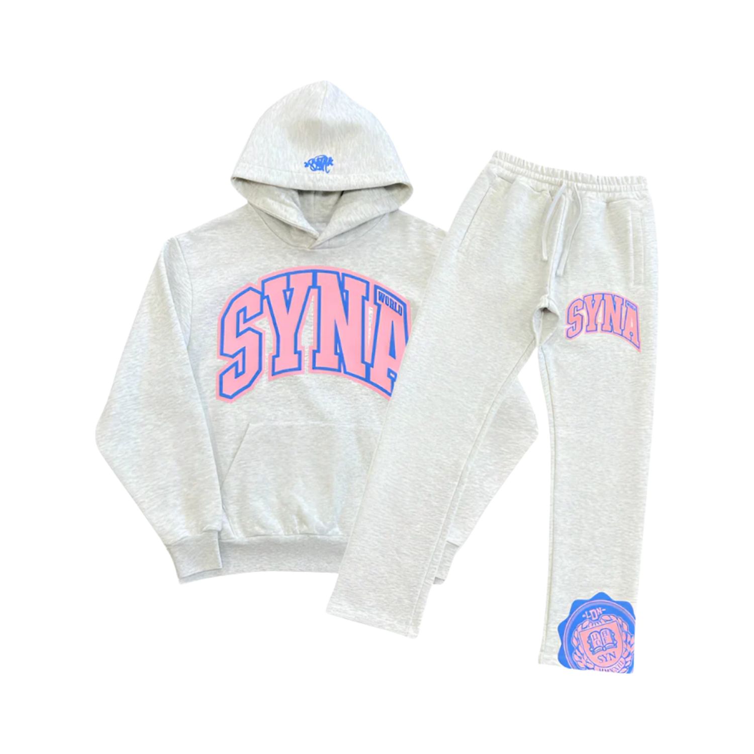SynaWorld College Tracksuit - Grey/Pink