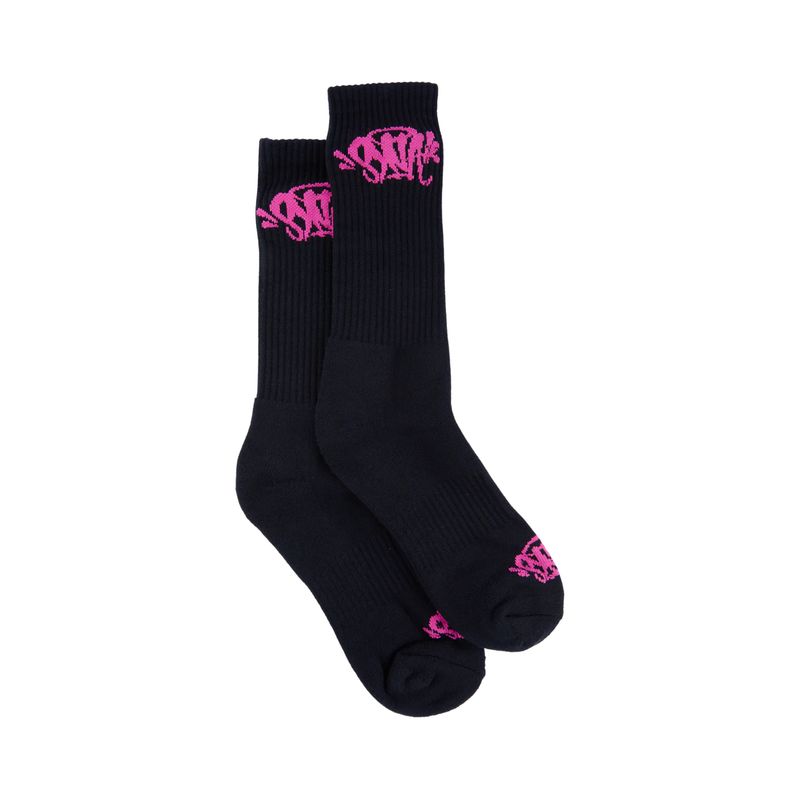 Skarpetki SynaWorld - Black/Pink 2pack
