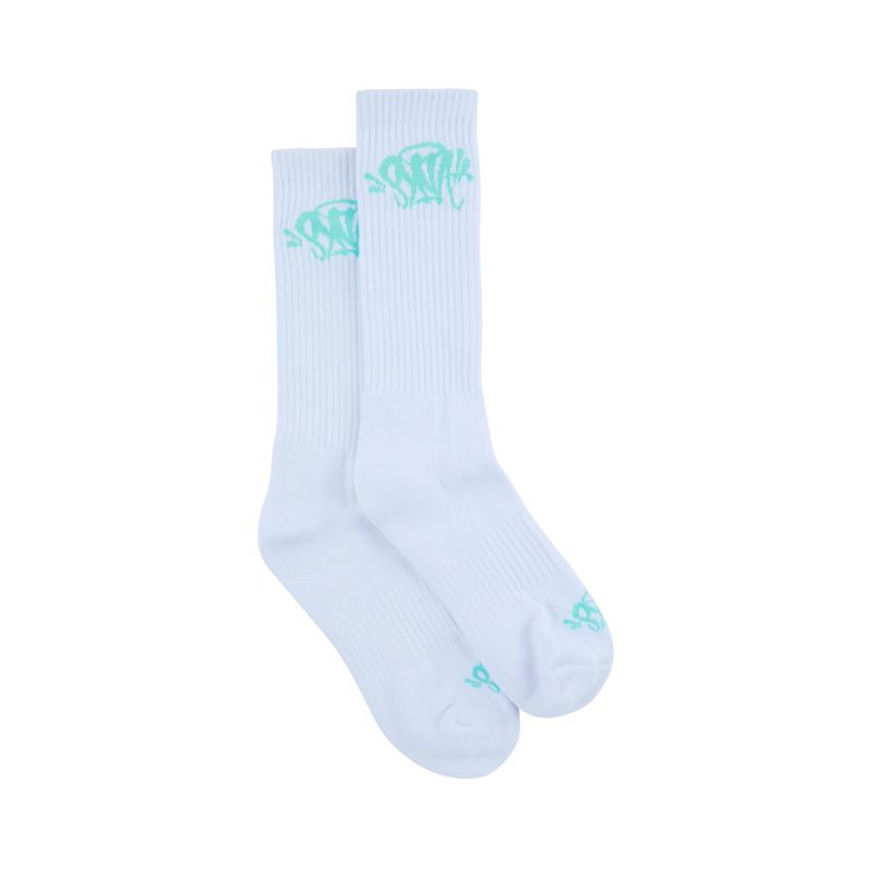 Skarpetki SynaWorld - White/Araba Blue 2pack