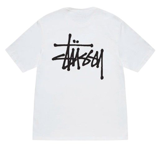 Basic Stüssy Tee white