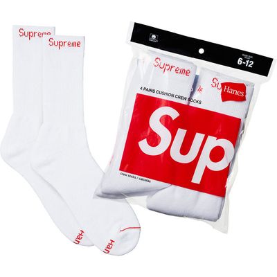 Skarpetki Supreme Hanes Białe