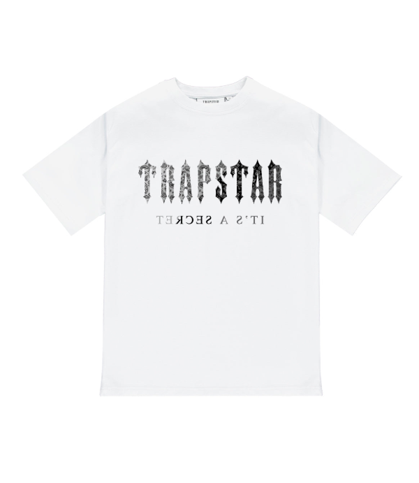 Trapstar Decoded Paisley Monochrome Edition 2.0 Tee - White