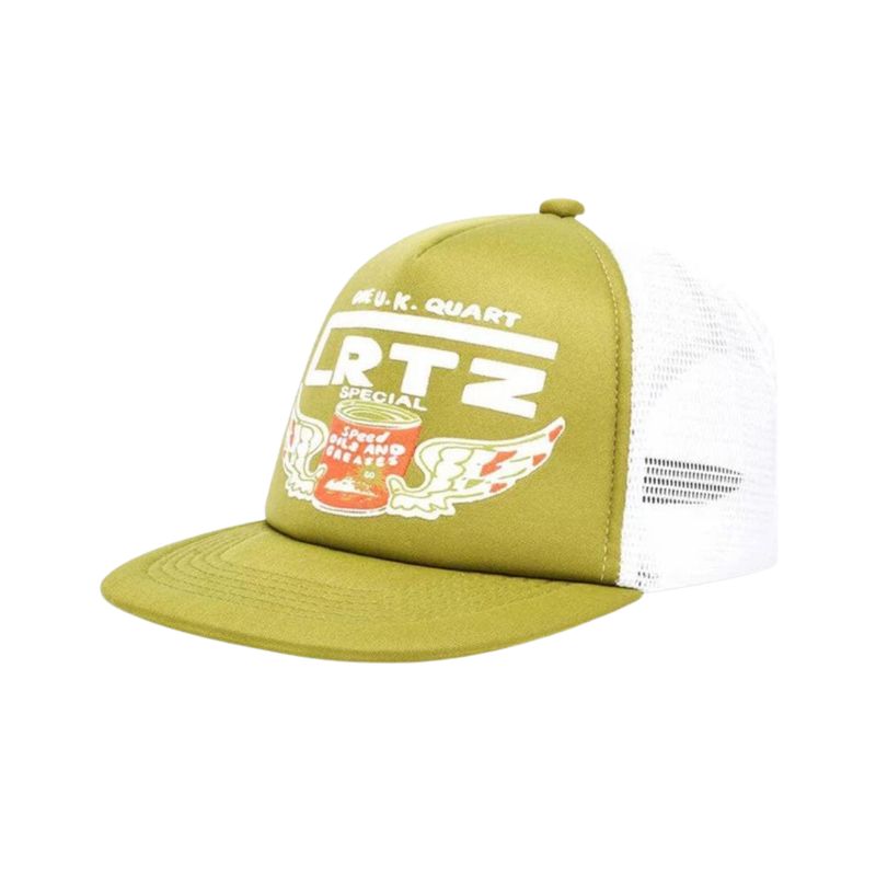 Corteiz Gasolina Trucker - Olive Green