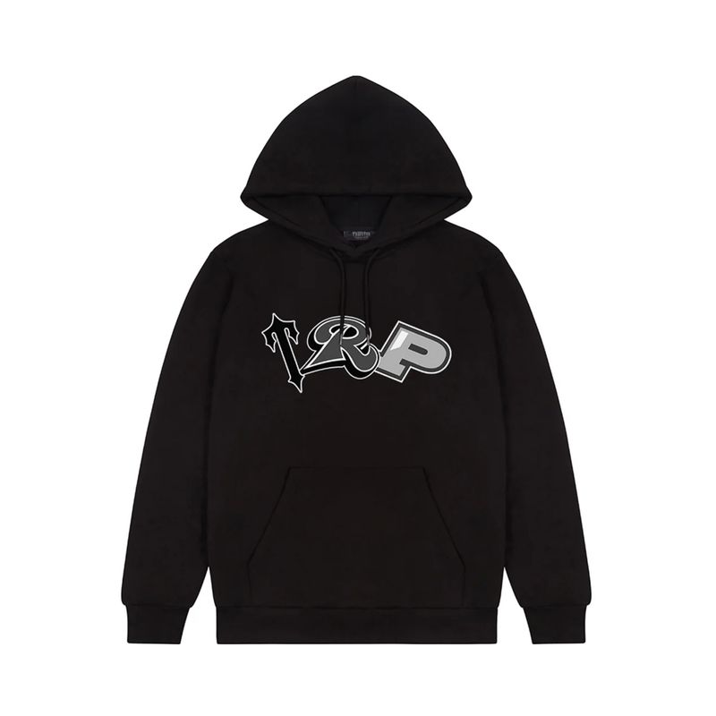 Trapstar TRP Hoodie - Black/Blackout Edition